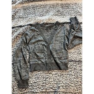 Women's Gray Almost Famous Cardigan Size‎ M